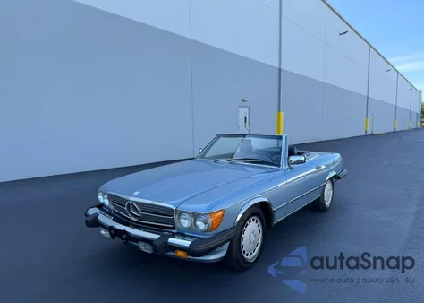 1987 Mercedes-Benz 560 Sl из США, поврежденный, VIN WDBBA48D0HA065066